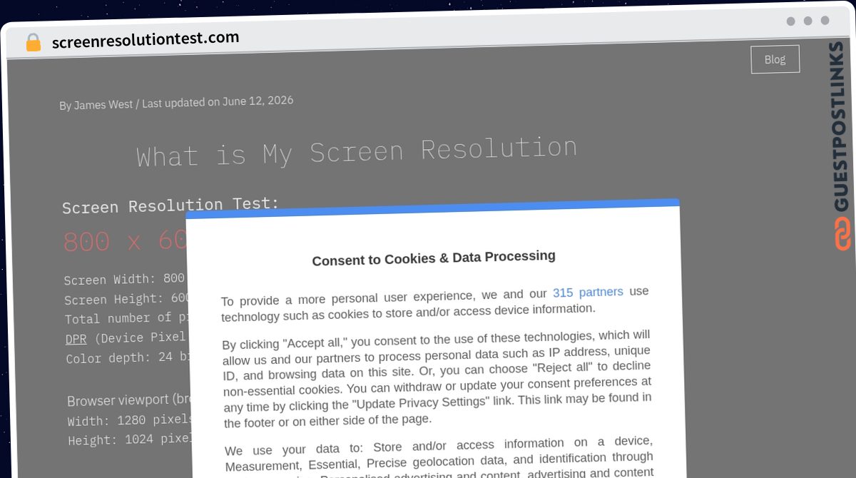 Publish Guest Post on screenresolutiontest.com