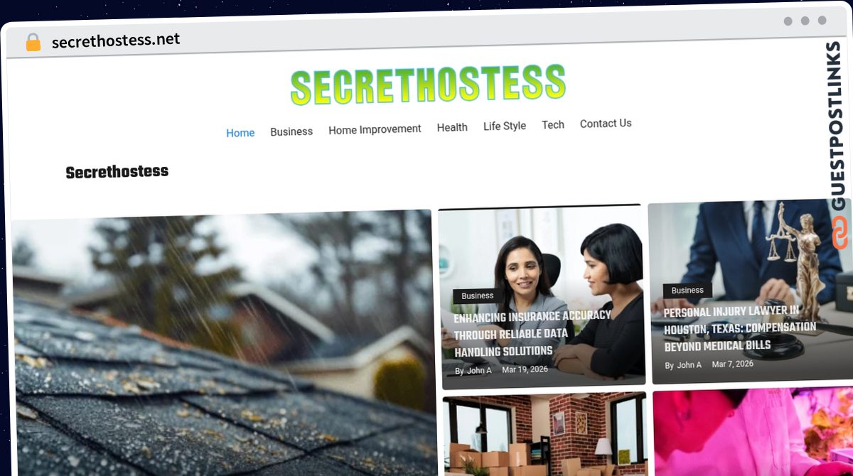 Publish Guest Post on secrethostess.net