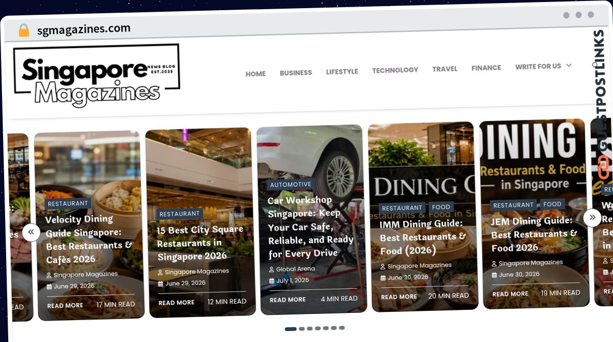 Publish Guest Post on sgmagazines.com