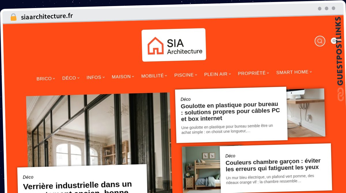 Publish Guest Post on siaarchitecture.fr