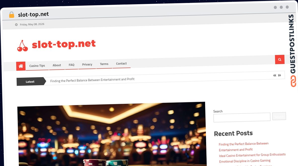 Publish Guest Post on slot-top.net