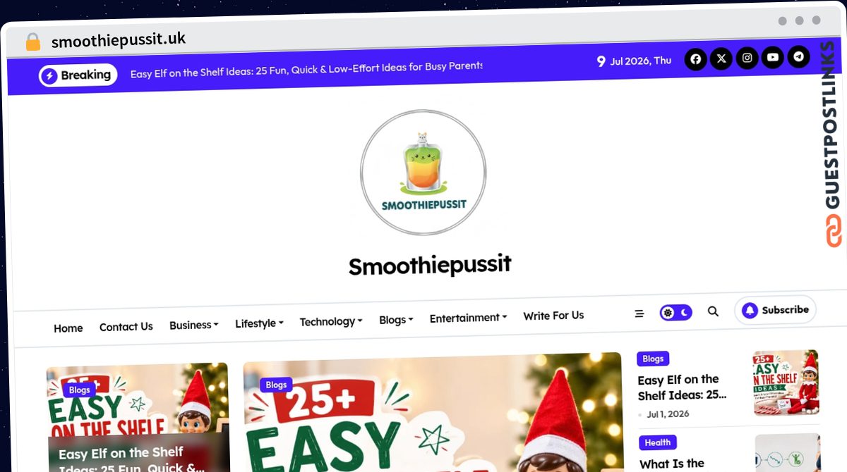 Publish Guest Post on smoothiepussit.uk