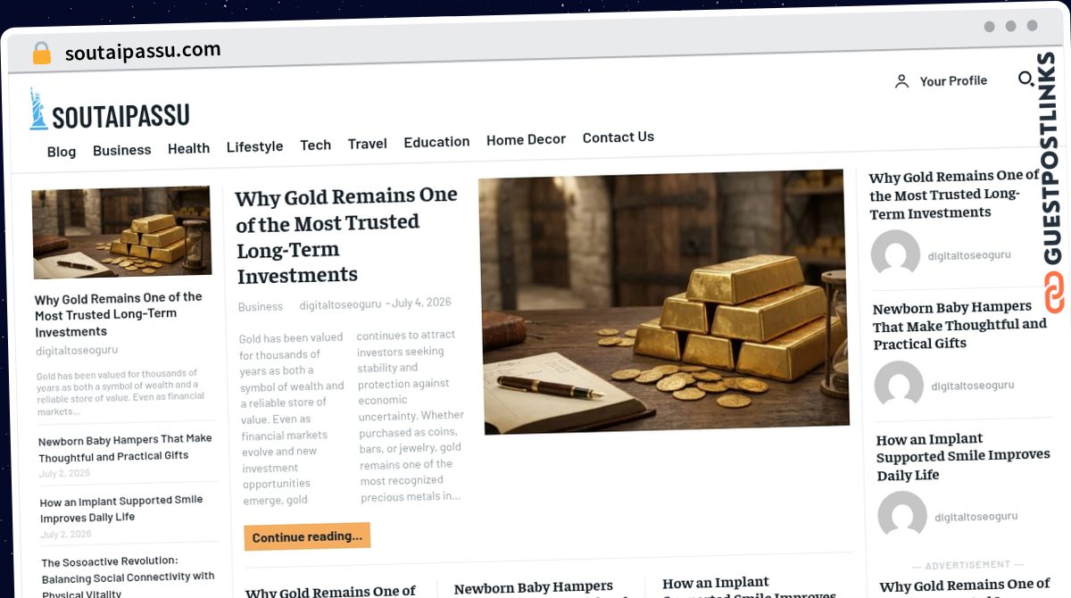 Publish Guest Post on soutaipassu.com
