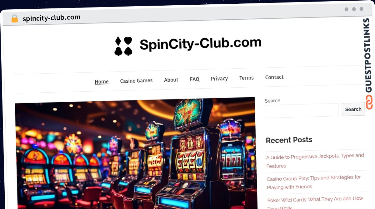 Publish Guest Post on spincity-club.com