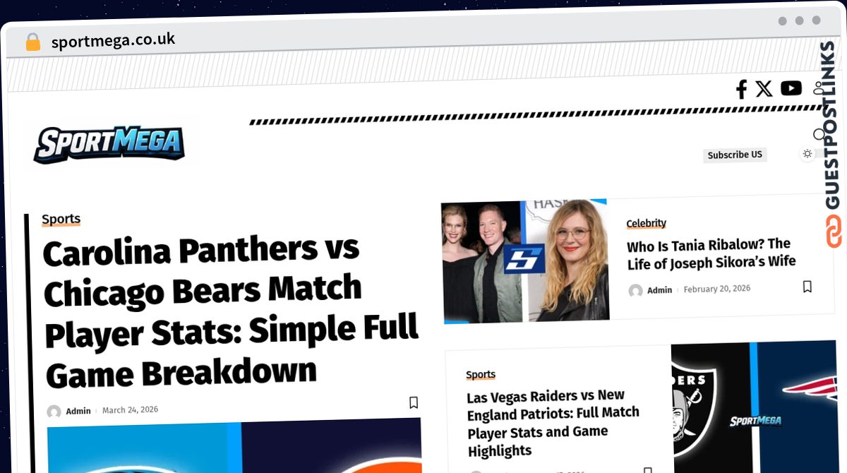 Publish Guest Post on sportmega.co.uk