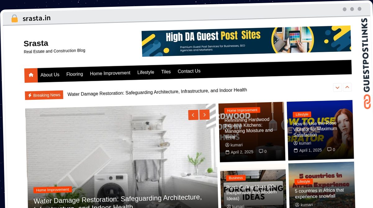 Publish Guest Post on srasta.in