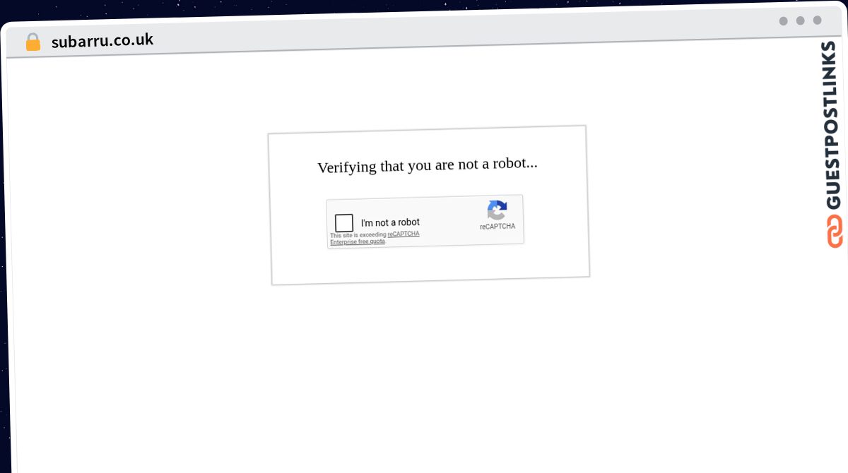 Publish Guest Post on subarru.co.uk