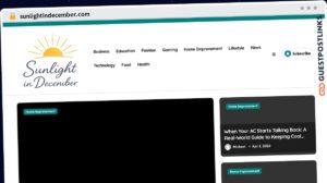 Publish Guest Post on sunlightindecember.com