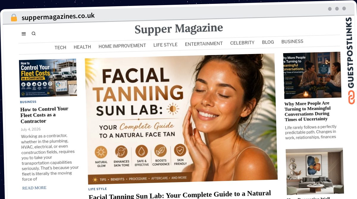 Publish Guest Post on suppermagazines.co.uk