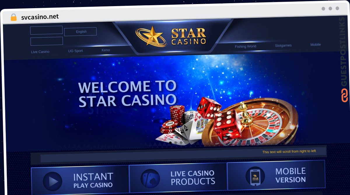 Publish Guest Post on svcasino.net
