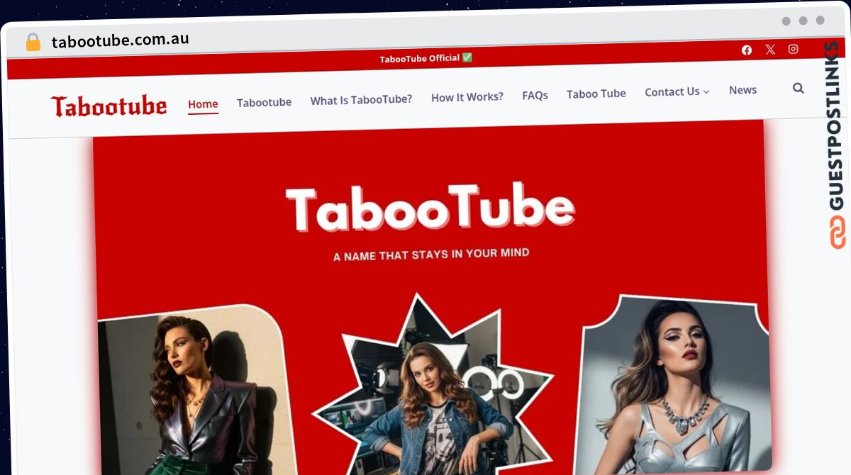Publish Guest Post on tabootube.com.au