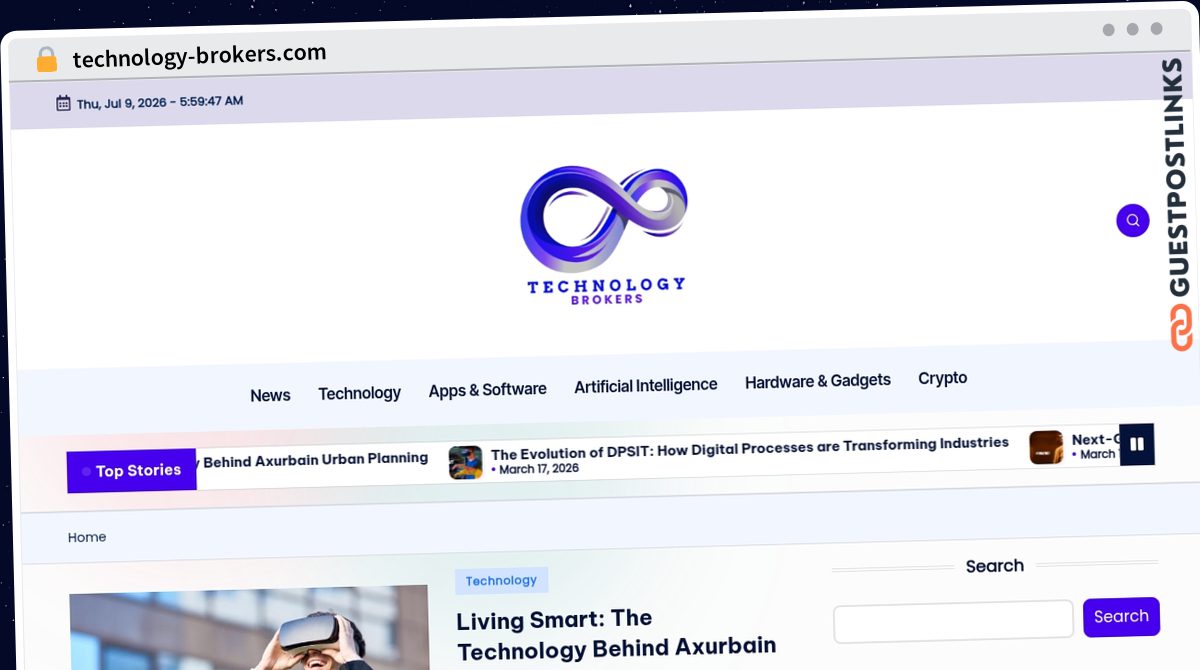 Publish Guest Post on technology-brokers.com
