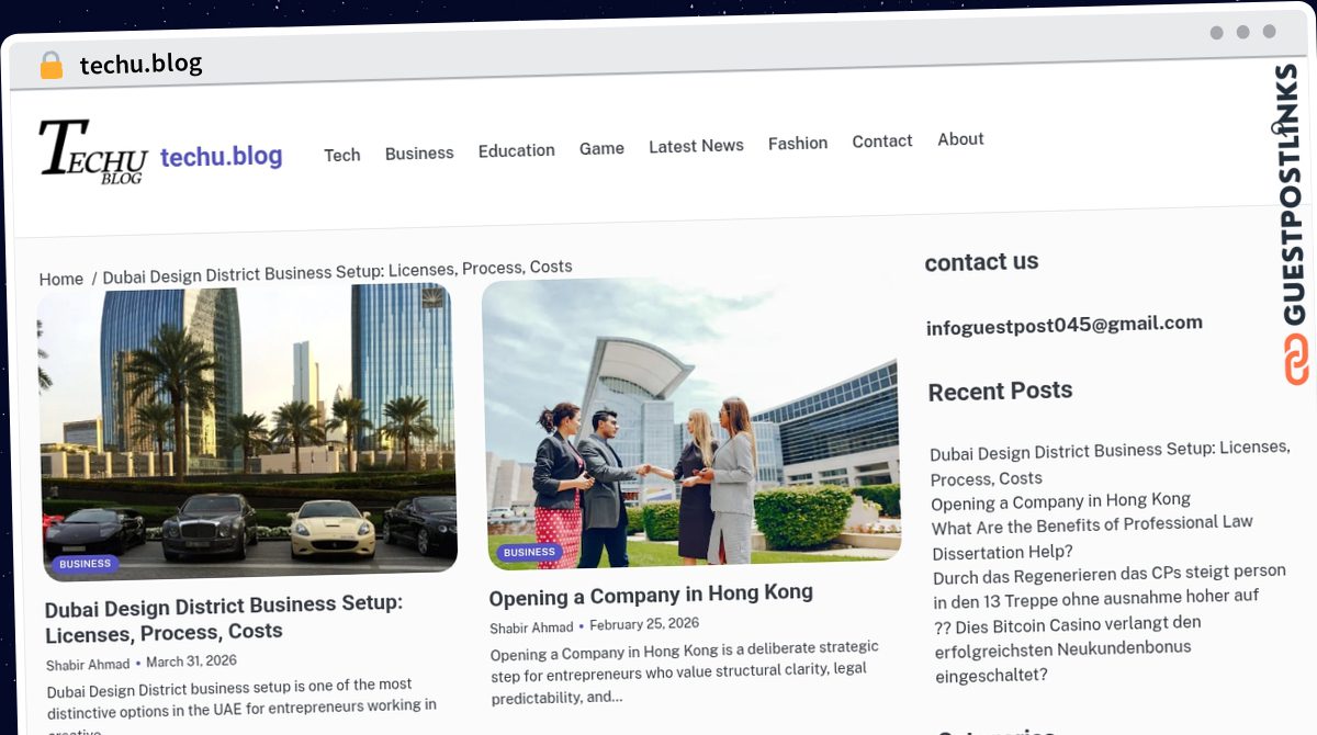 Publish Guest Post on techu.blog