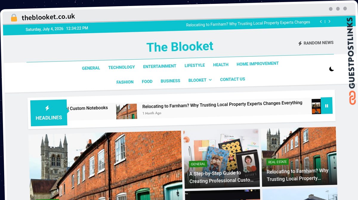 Publish Guest Post on theblooket.co.uk
