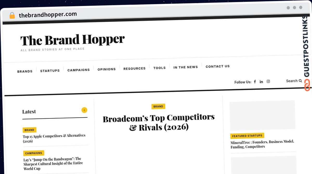 Publish Guest Post on thebrandhopper.com