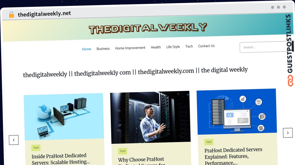 Publish Guest Post on thedigitalweekly.net