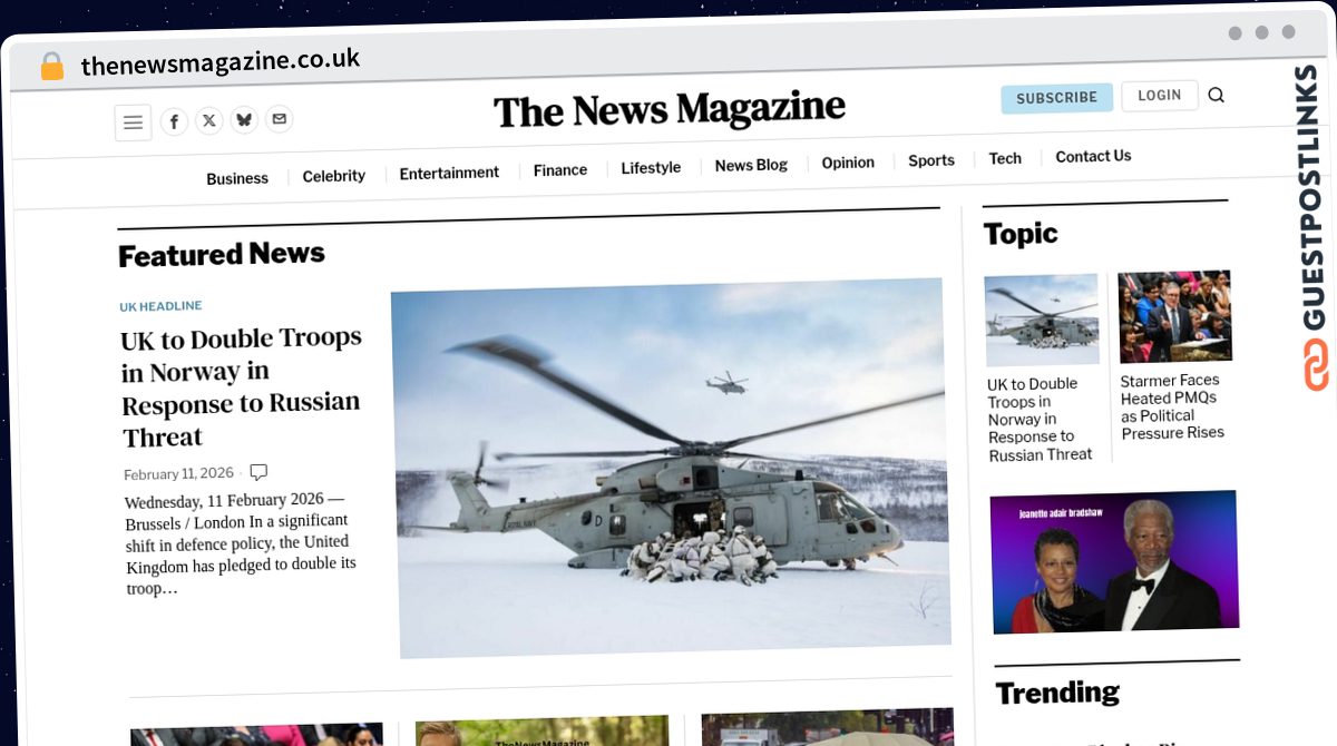 Publish Guest Post on thenewsmagazine.co.uk
