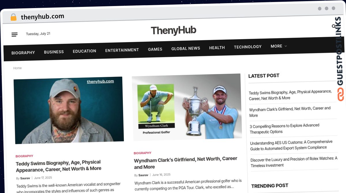 Publish Guest Post on thenyhub.com