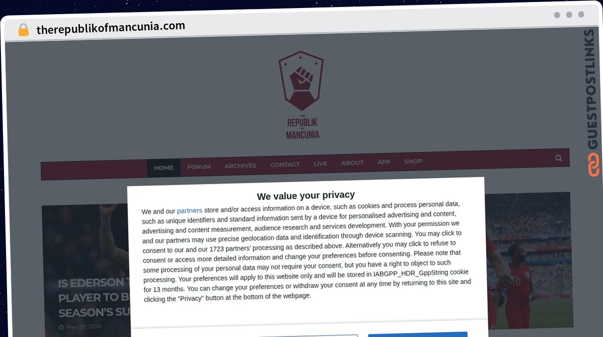 Publish Guest Post on therepublikofmancunia.com