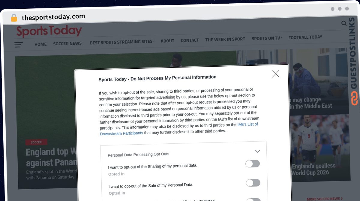 Publish Guest Post on thesportstoday.com