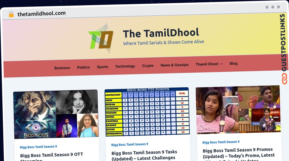 Publish Guest Post on thetamildhool.com
