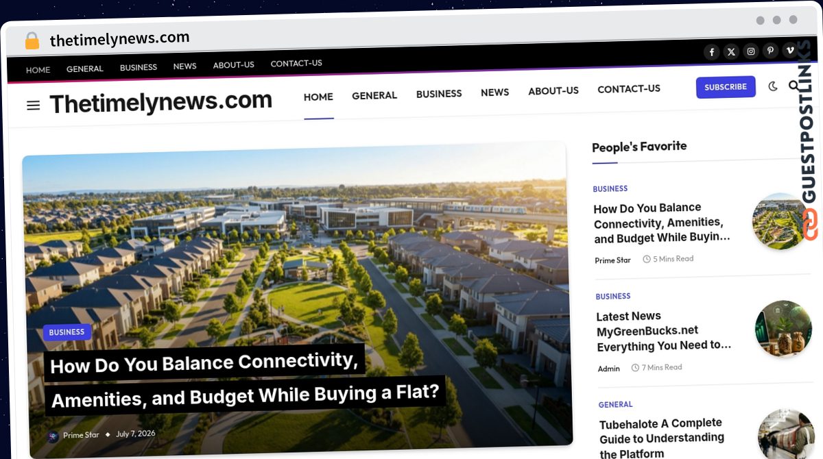 Publish Guest Post on thetimelynews.com