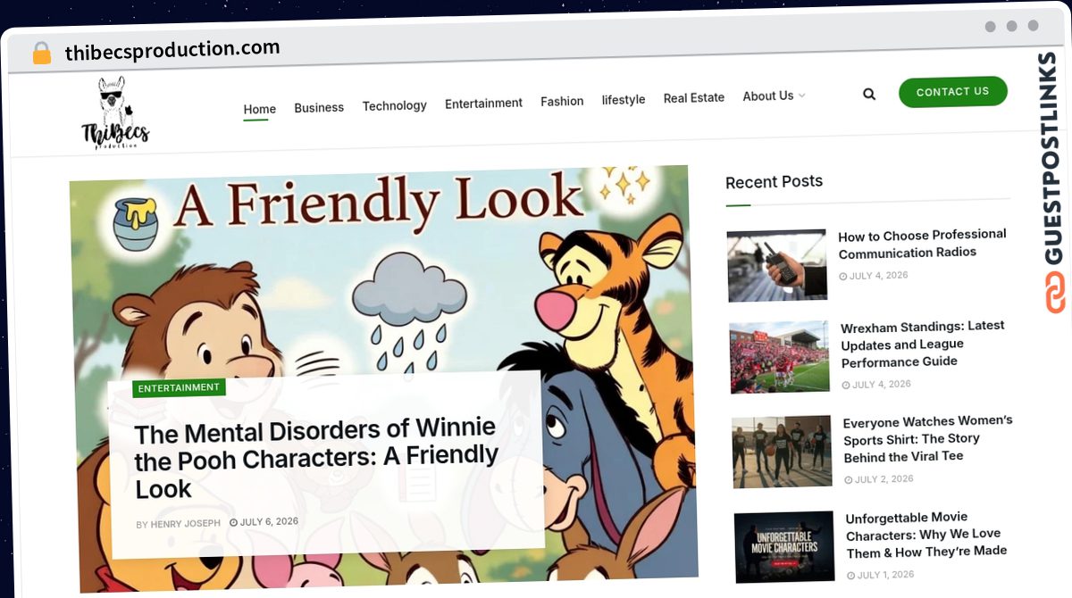 Publish Guest Post on thibecsproduction.com