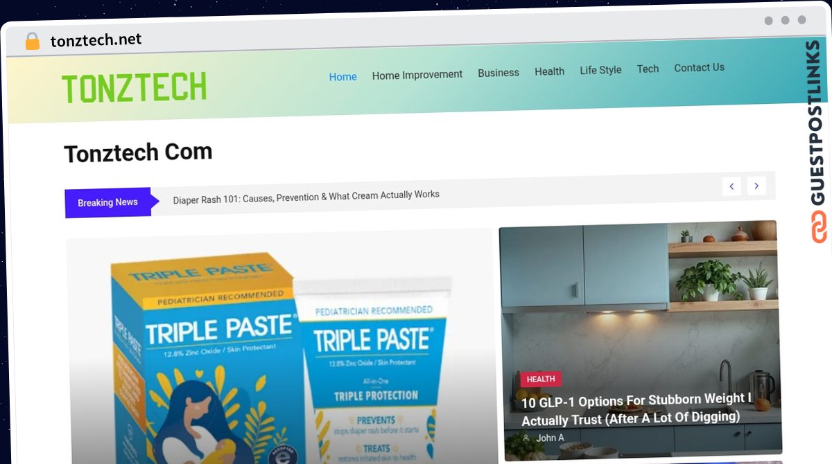 Publish Guest Post on tonztech.net