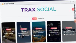 Publish Guest Post on traxsocial.com