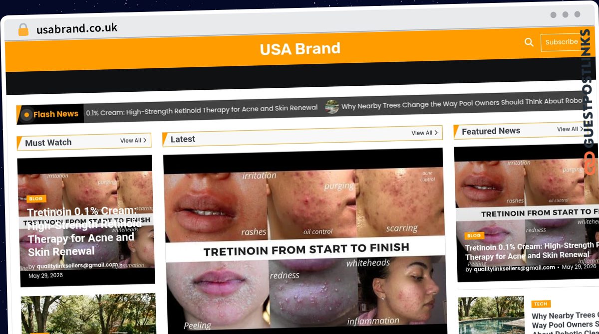 Publish Guest Post on usabrand.co.uk