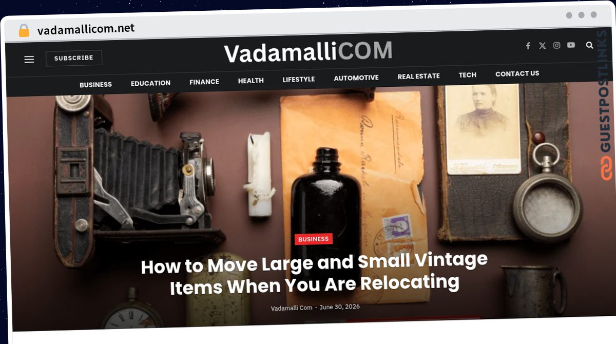 Publish Guest Post on vadamallicom.net