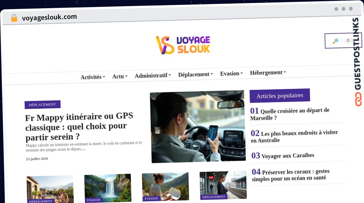 Publish Guest Post on voyageslouk.com
