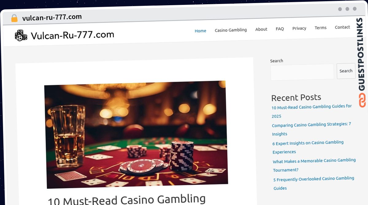 Publish Guest Post on vulcan-ru-777.com