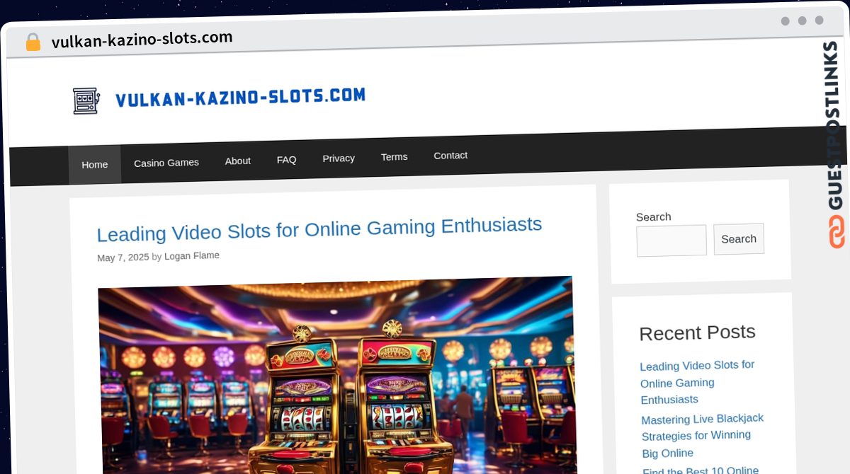 Publish Guest Post on vulkan-kazino-slots.com