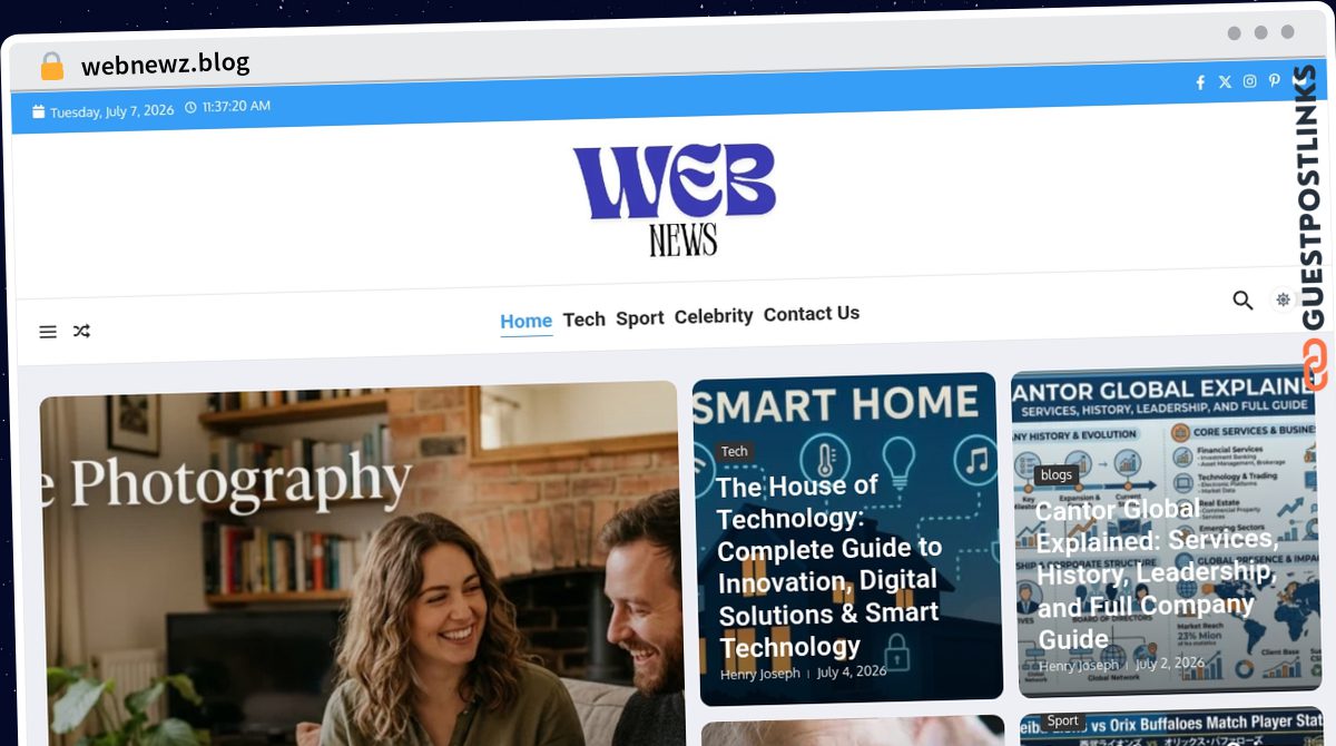 Publish Guest Post on webnewz.blog