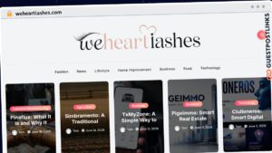 Publish Guest Post on weheartlashes.com