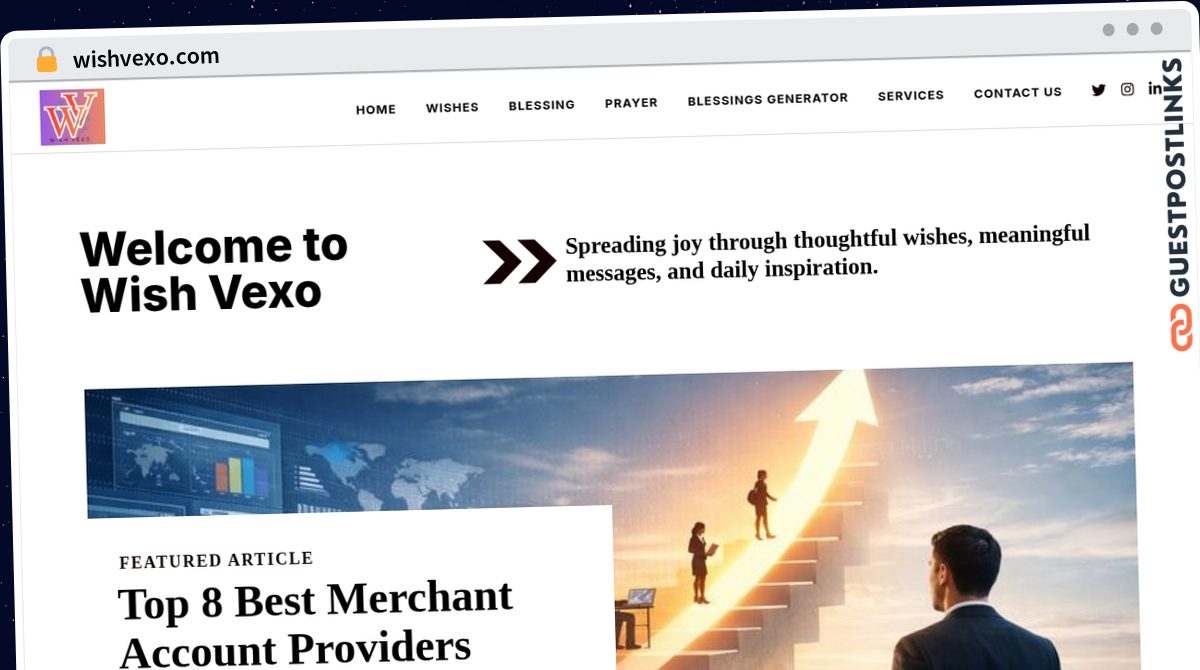 Publish Guest Post on wishvexo.com