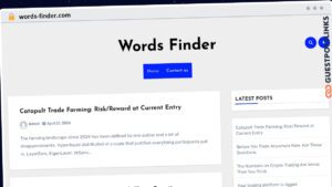 Publish Guest Post on words-finder.com