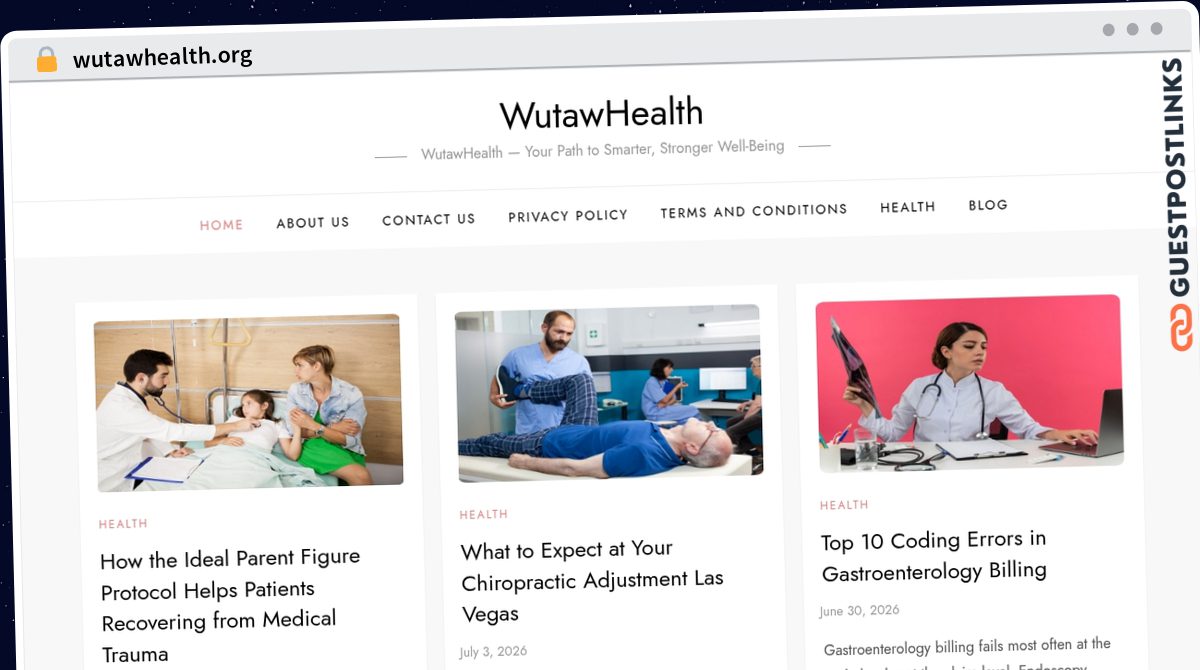 Publish Guest Post on wutawhealth.org