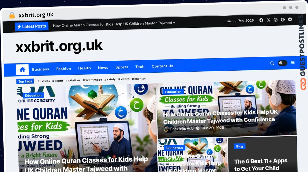 Publish Guest Post on xxbrit.org.uk