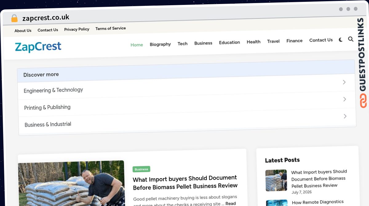Publish Guest Post on zapcrest.co.uk