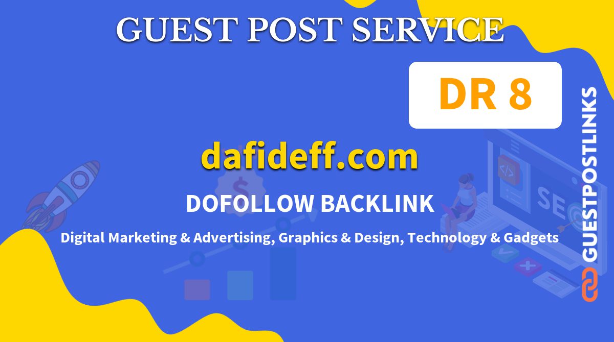 Buy Guest Post on dafideff.com