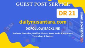 Buy Guest Post on dailynusantara.com