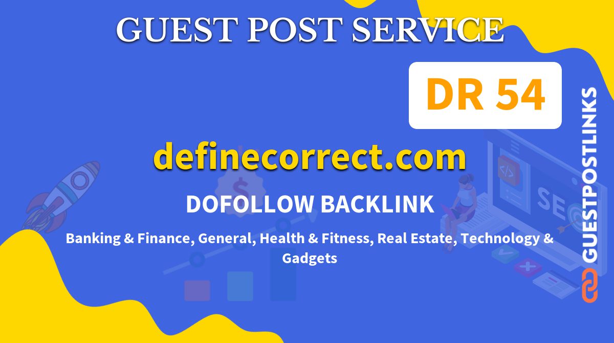 Buy Guest Post on definecorrect.com