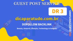 Buy Guest Post on dicaparatudo.com.br