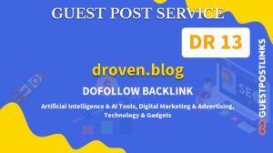Buy Guest Post on droven.blog