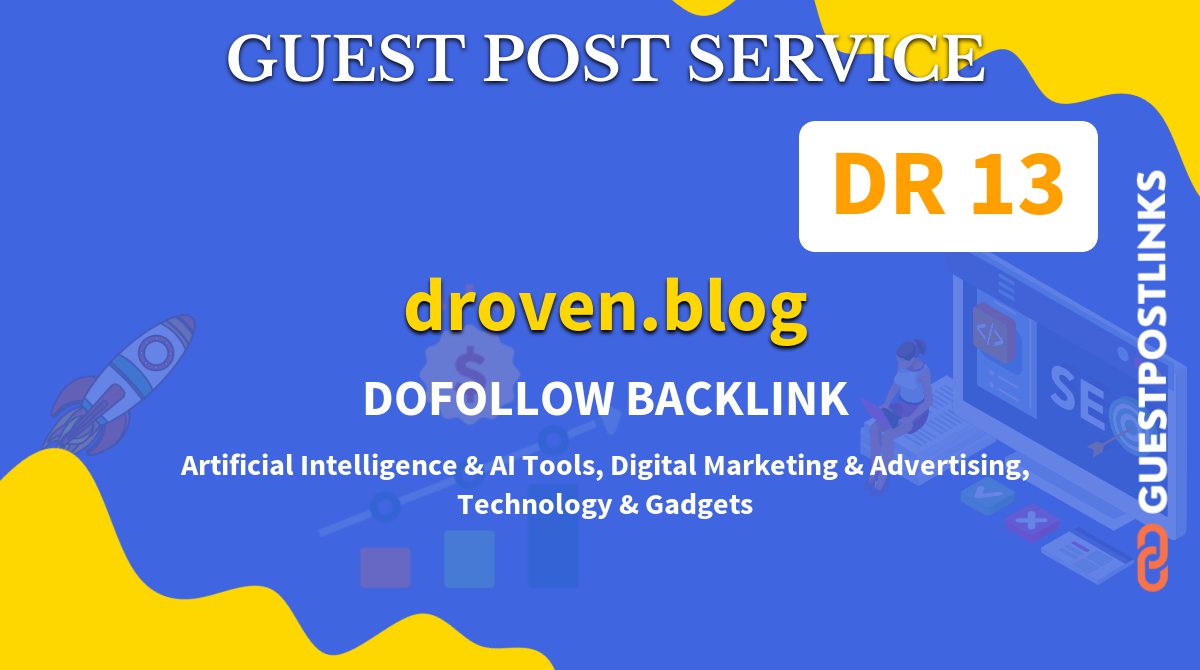Buy Guest Post on droven.blog