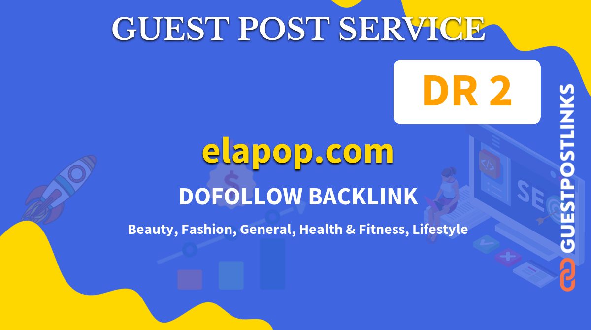 Buy Guest Post on elapop.com