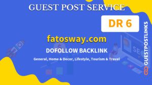 Buy Guest Post on fatosway.com