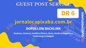 Buy Guest Post on jornalocapixaba.com.br